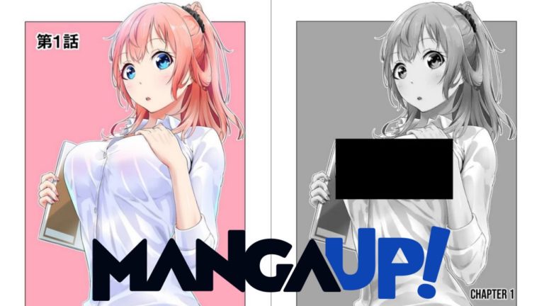 Manga Up! Censorship